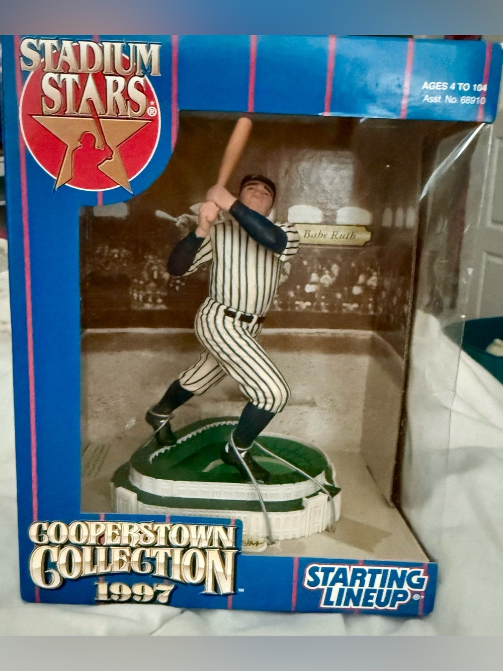 Vintage Babe Ruth Stadium Stars Cooperstown Collection 1997 Figure